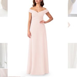 AZAZIE EVITA Bridesmaids Dress in Blushing Pink 💗